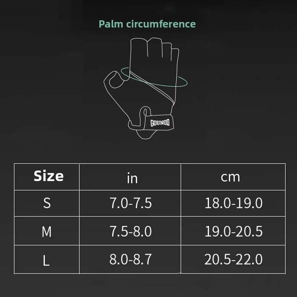1 Pair Breathable Cycling Gloves Silicone Half Finger Mittens Fitness Gloves  Bodybuilding