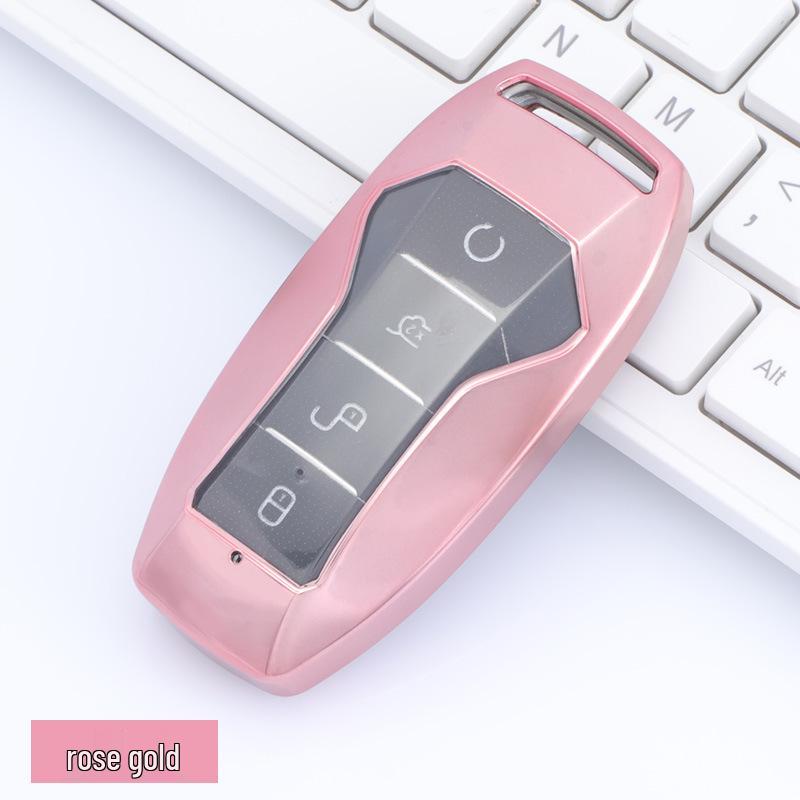 BYD Key Case Cover for Tang 2nd Gen, Song Pro, Qin Pro, and New Energy Models