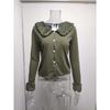 Top Invernali da Donna a Maniche Lunghe Sexy con Collo in Pelliccia Giacca a Maglia Top