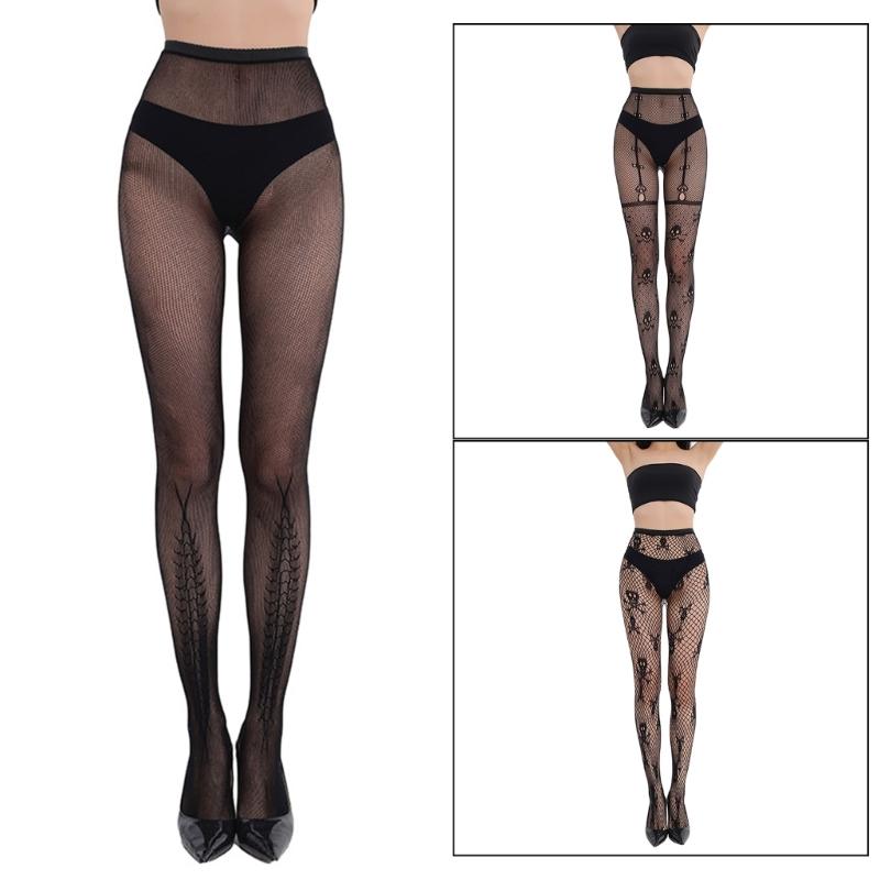 Women's Patterned Tights Fishnet Stockings Pantyhose Stockings Leggings for Party Club Raves