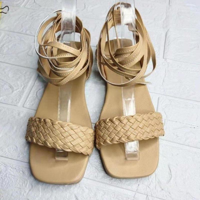 New Summer Fashion Design Weave Women Sandals Transparent Strange Sexy Crystal High Heels Ladies Stilettos Square Toe Shoes