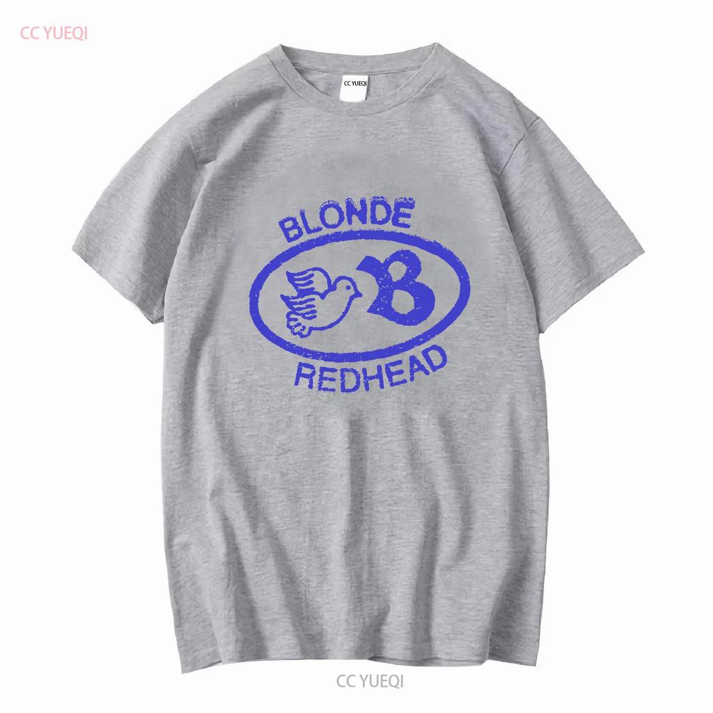 Blonde Redhead Band Logo T Shirt Tour Rock Music Long or Short Sleeves Vintage Washed Comfortable Casual Streetwear Slightly