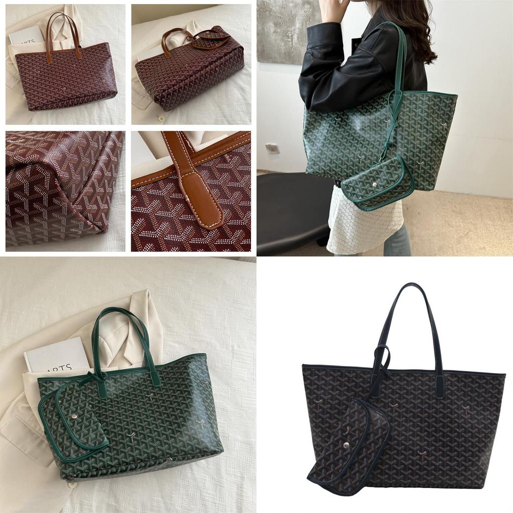 Bella Borsa a Spalla Tote Grande Capacità Blu o Marrone per Donna con Chic Street Style