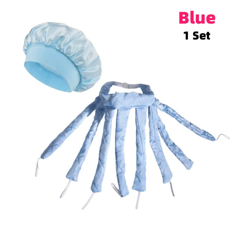 1 Set Hair Curler Headband for Long Hair Satin Heatless Curling Rod Adjustable Strap Overnight No Heat Curling Roller Women Girl