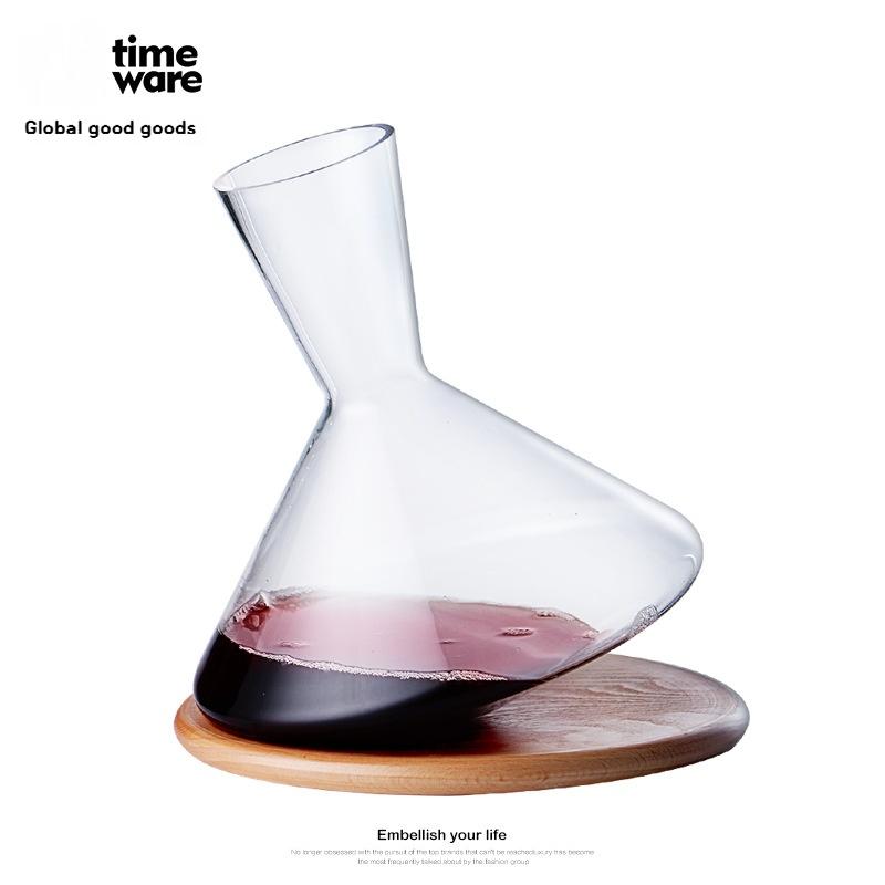 

Персонализированный и креативный графин для вина, вращающийся диспенсер для красного вина, роскошное хрустальное стекло премиум-класса, для домашнего использования