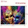 2D Mardi Gras Masquerade Masks Photography Backdrop Carnival Party Background