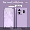 Realme GT Neo 5 Plain Color Liquid Silicone Case - Full Coverage, Anti-Drop, Soft, Straight Edge Design