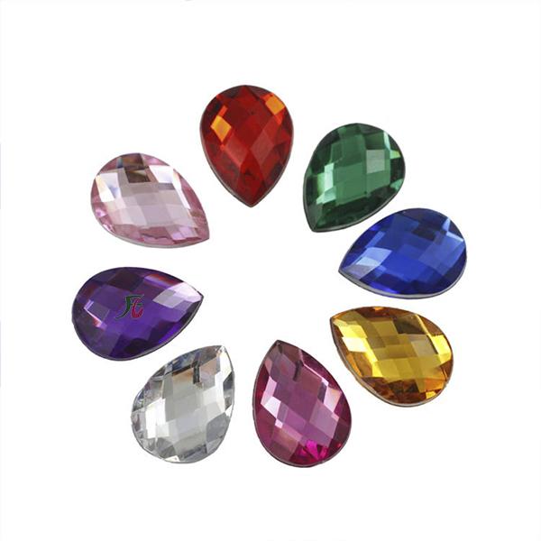 Tear Drop Shape Acrylic Beads 200-500pcs&10*14mm