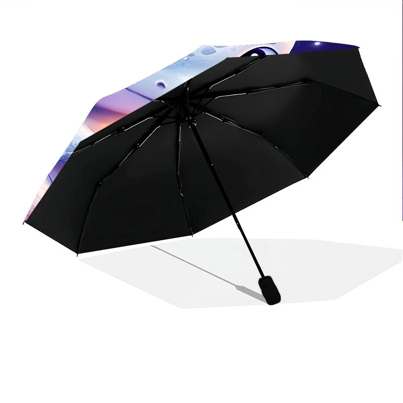 Dragon Pattern, Automatic Folding Umbrella, Portable and Foldable Design, 8 Ribs, a Christmas or Birthday Gift.