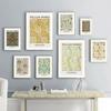 William Morris Colorful Abstract Flowers Wall Art Canvas Painting Nordic Posters And Prints Wall Pictures For Living Room Decor
