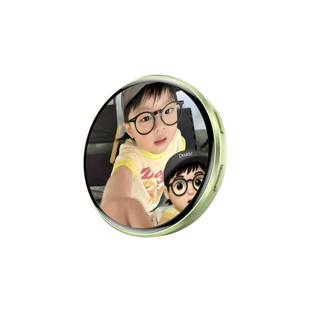 Digital Badge Pin, Digital Badge Photo Video, Electronic Anime Screen Badge-Button Pin With Control Display Tag