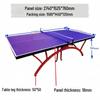 Mussel Foldable Indoor Ping Pong Table