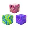 Flow Texture Stress Cube Anxiety Relief Cube Squeeze Sensory Toy Slow Rebound Decompression Stress Ball Home Office Relaxation Tool