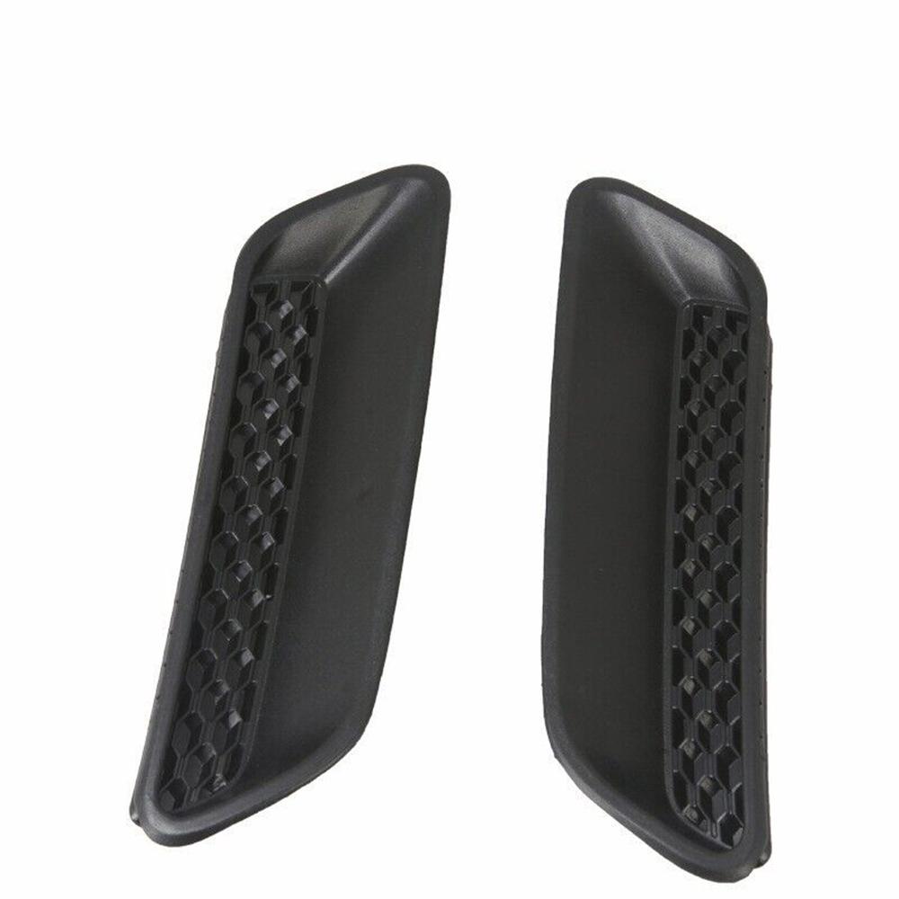 Pair Left & Right Front Hood Scoop Trim Inserts For 2009-2018 Dodge Ram 1500 R/T