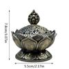 Classical Antique Three Legged Incense Burner Household Indoor Decorative Zen Sandalwood Carving Incense Burner High Quality