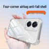 Vivoy77/Y77E Shockproof Transparent TPU Case with Airbag Corners and Sleek Design