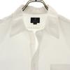 LANVIN made in Japan Striped Pattern Long sleeve shirt 41-80 White Men's Used