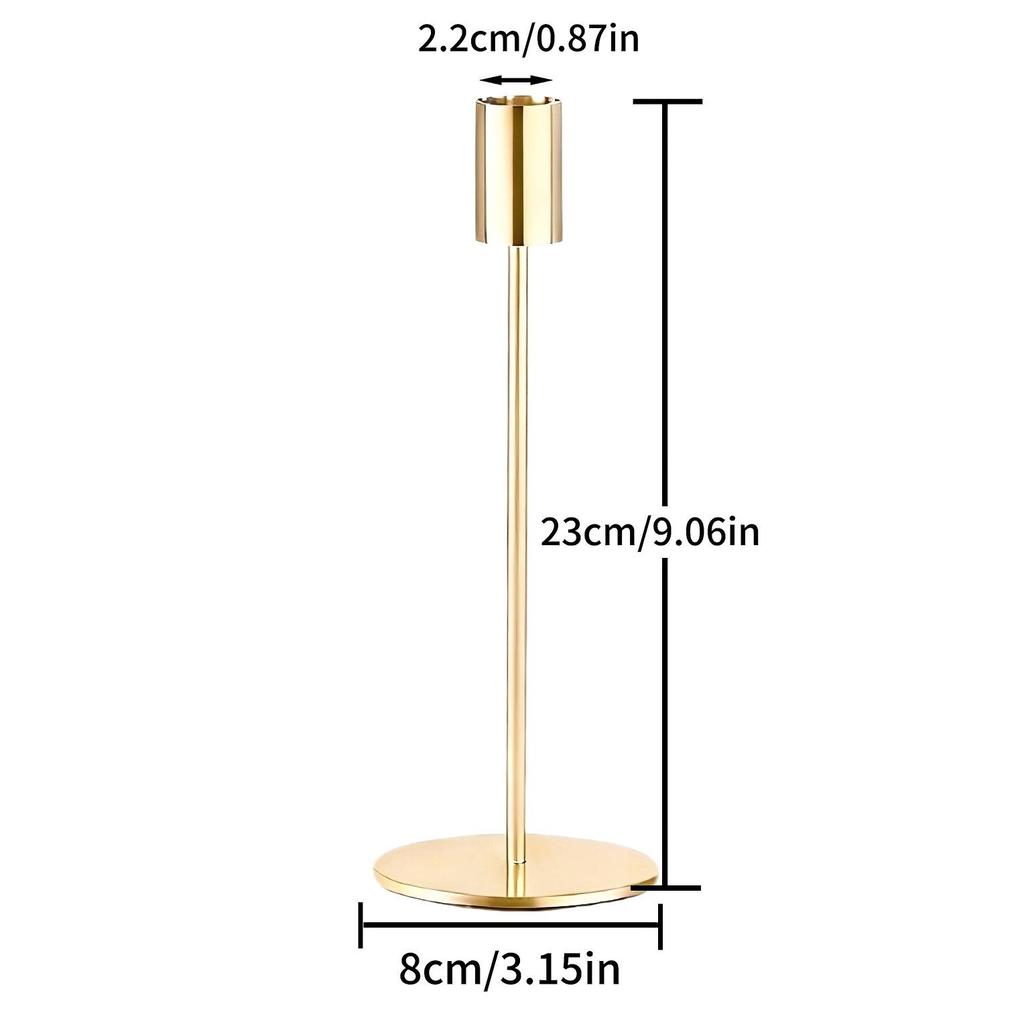 European Style Nordic Metal Candle Holder for Parties and Hotels