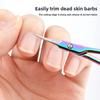 3Colors Stainless Steel Manicure Scissors for Nail Care Handle Cuticle Nipper Dead Skin Removal Scissors Beauty Tools
