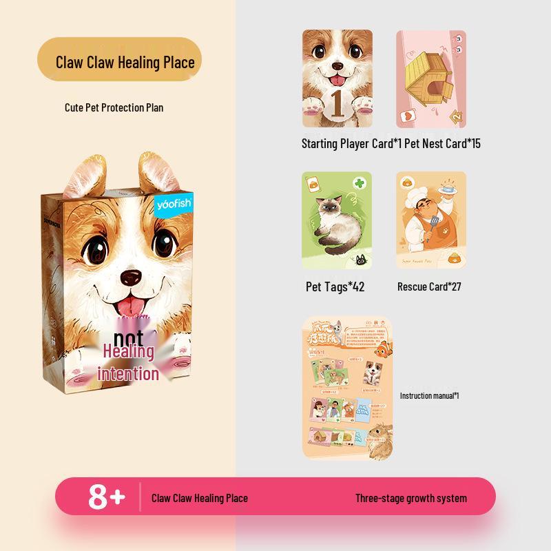 Yaofish Ray Ray Fish Paw Paw: Portable Educational Children s Tabletop Game for Parent-Child Play, Ages 8+