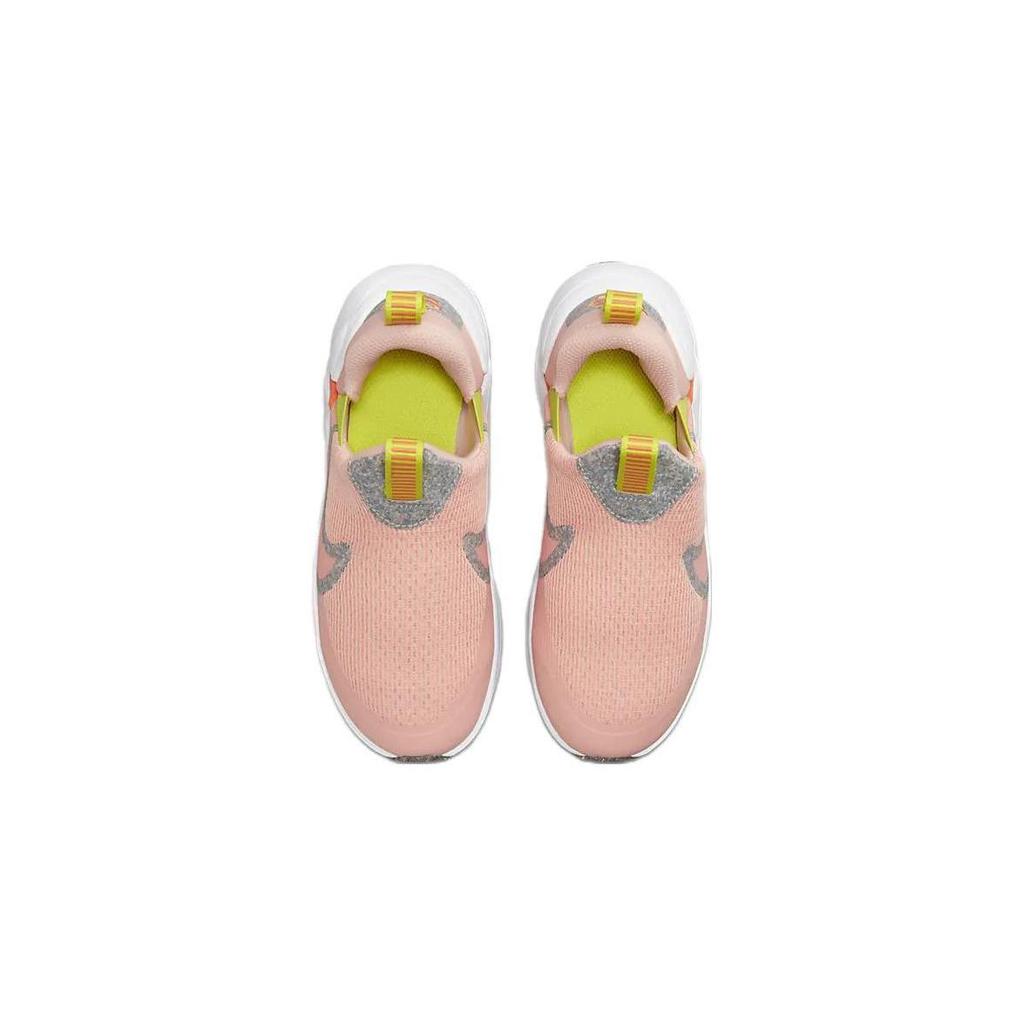 Nike Flex Plus 2 SE Comfortable Abrasion Resistant Breathable Low Top Running Shoes Pink Gray Kids' FB8909-800