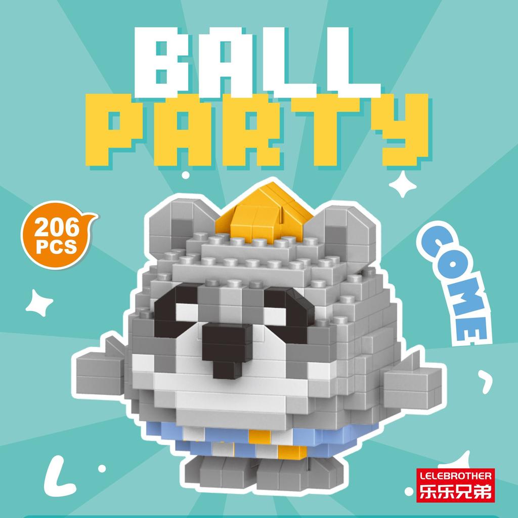 Small Animal Doll Series Micro Particle Building Block Children's Assembled Toys