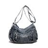 Denim Bag Damen Große Kapazität Herbst und Winter Casual Crossbody Bag Pendler Einkaufstasche