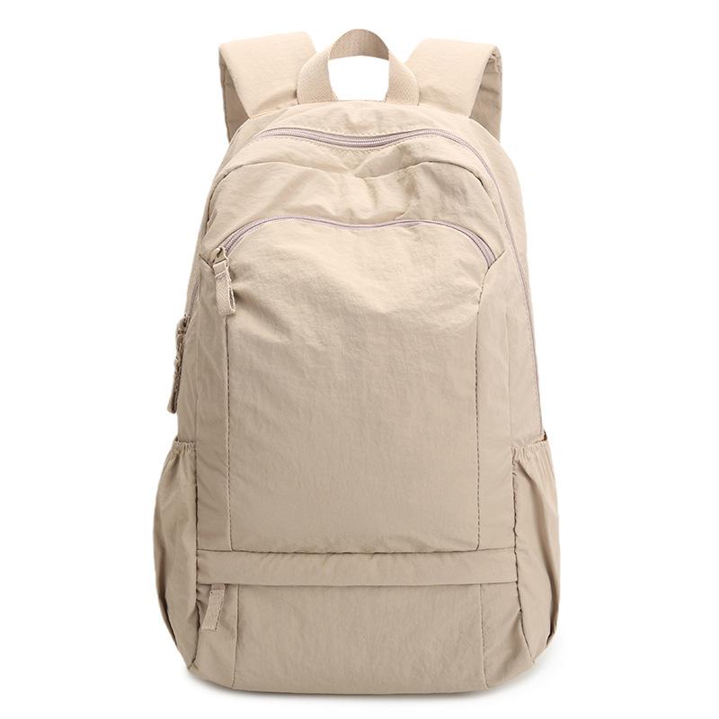 Schoolbag Fashion Trend Foldable Large Capacity Backpack Casual Simple Short Trip Storage Bag Daily Commuter Backpack
