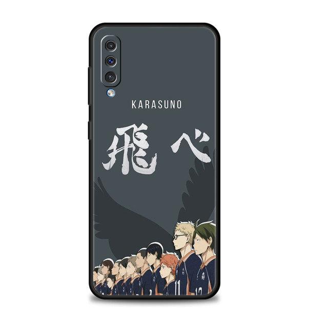 Vollschale Haikyuu Hinata Attacks Anime Hülle für Samsung Galaxy A30 A20e A20s M30s A70 A40 M31 A50 A10 A10s A10e M12 M33 M53