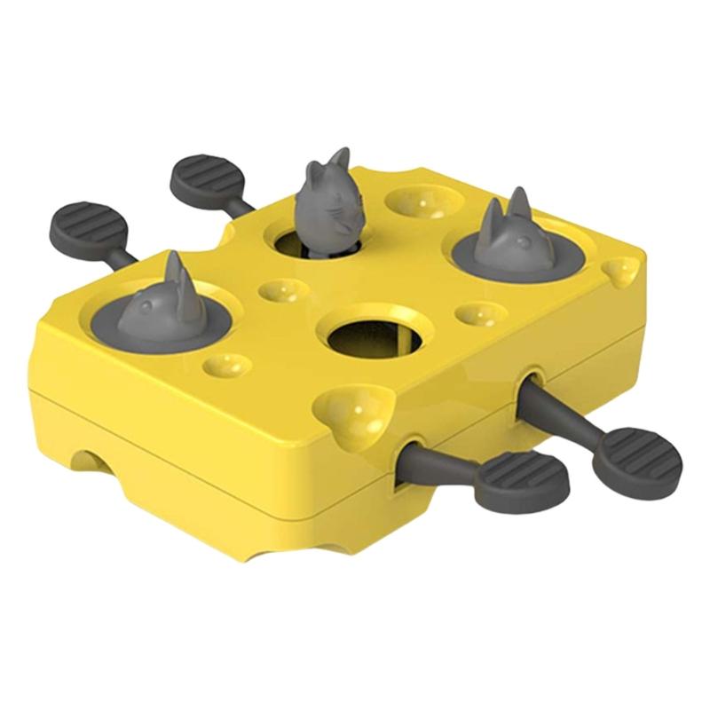 

Automatic Cats Toy With Moving Cheese Stimulates Hunting Instincts For Plastic Design Quiet Motor 1