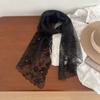 Korean Version Sunscreen Shawl Long Female Headscarf Casual Women's Lace Scarf