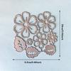 Cute Flower Dies Cuts For Card Making, Cutting Dies, Metal Die Cutting Mold, Scrapbooking Dies, DIY Etched Embossing Stencil For Craft