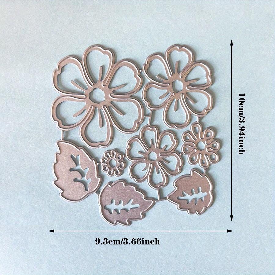 Cute Flower Dies Cuts For Card Making, Cutting Dies, Metal Die Cutting Mold, Scrapbooking Dies, DIY Etched Embossing Stencil For Craft