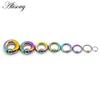 Alisouy 1pc Big Stainless Steel Captive Hoop BCR Eyebrow Tragus Closure Nipple Bar Lips Nose Rings Ear Piercing Body Jewelry