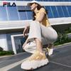 Fila Rock Dicke Sohle Vielseitig Langlebig Low Top Canvas Schuhe Damen Sneaker Gold-Aprikosen-Gelb F12W421301FGJ