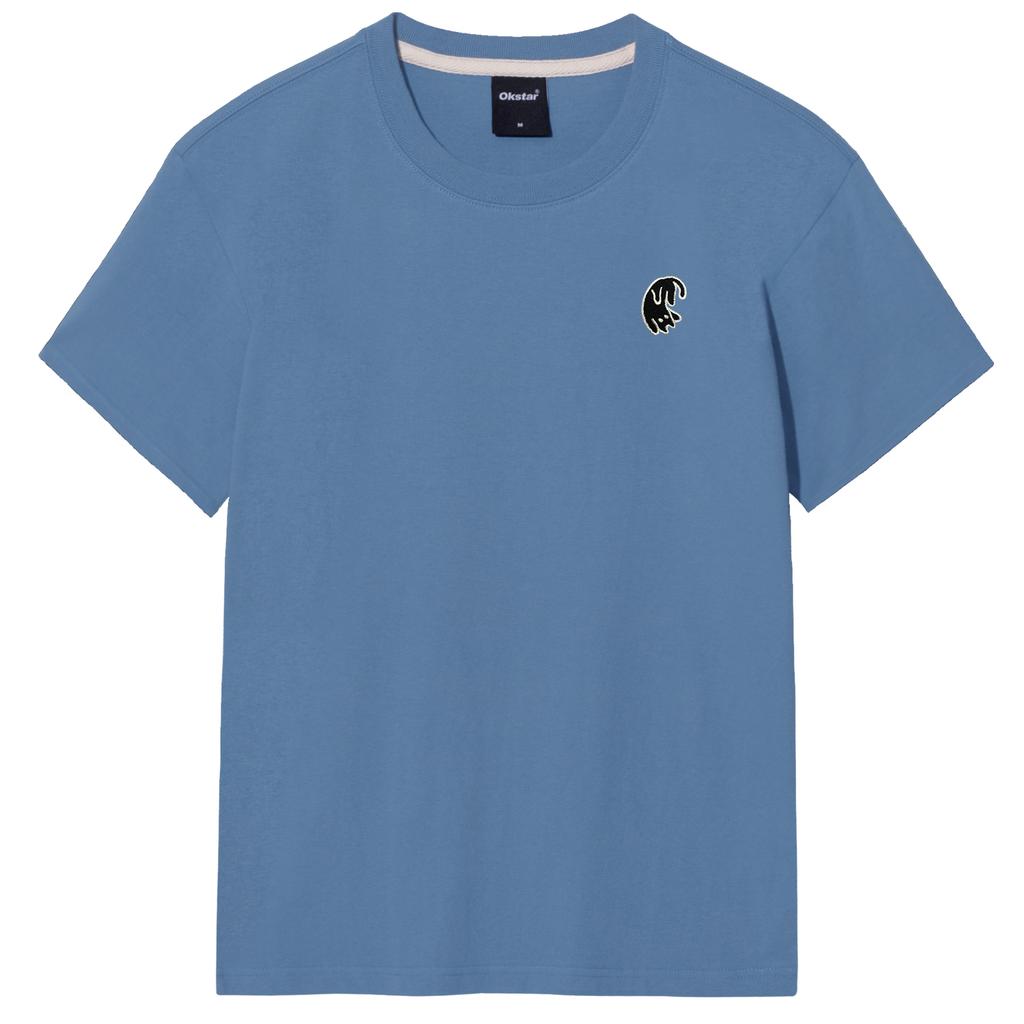 OKSTAR Baladang Cat Embroidery Short Sleeve T-Shirt (Type A)