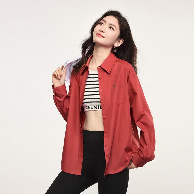 SLLSKY Women's Long Sleeve Bow Embroidered Blouse