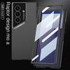 Micro frosted Feel All-inclusive Hinged Glass Protective Film Phone Case for Samsung Z Fold 7 Galaxy Z Fold7 Lens Protect Cover