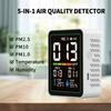 Air Quality Monitor for Realtime PM2.5 PM10 PM1.0 Temperature Humidity Detection with Large Digital Display Design