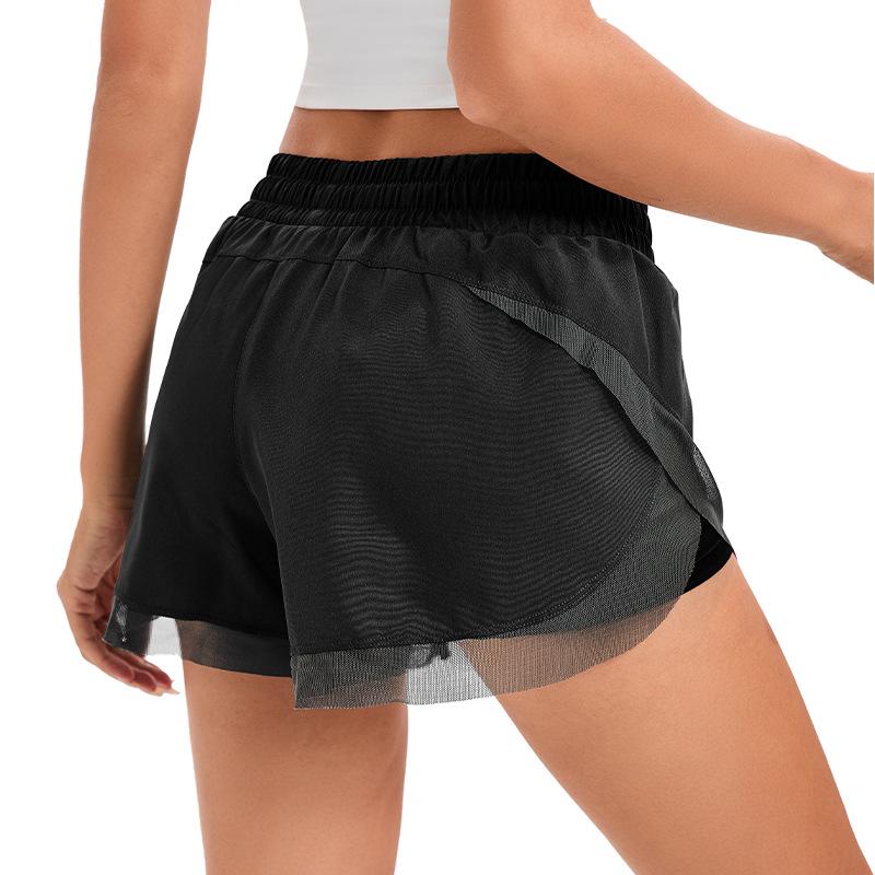 Women's Summer Three-Quarter Yoga & Running Shorts – Loose, Anti-Exposure, Slim-Fit, Hip-Lifting Elastic Fitness Pants