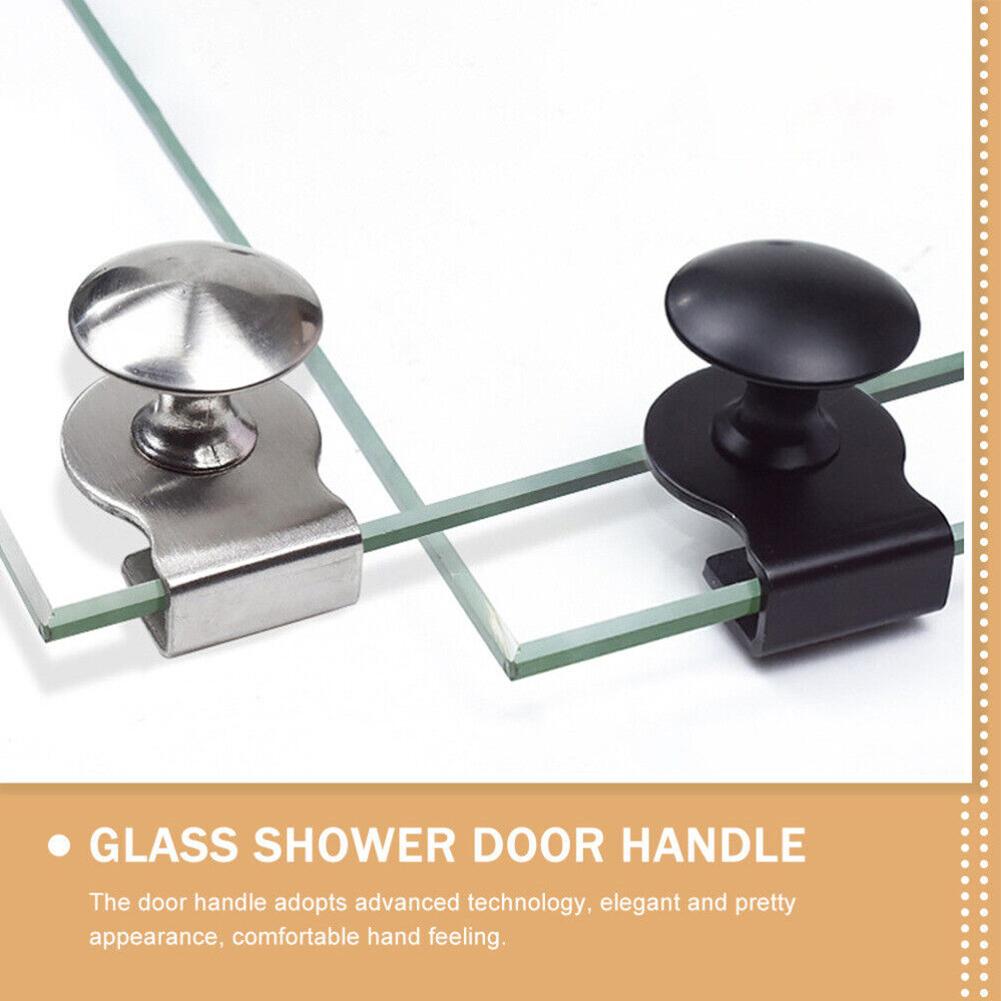 Hassle Installation Stainless Steel Knob Clamp for 5 8mm Glass Door