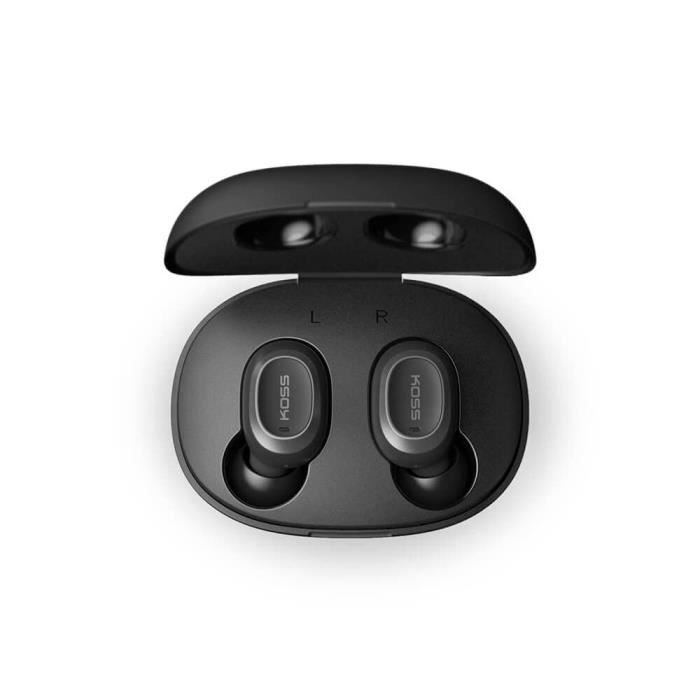 Écouteurs sans fil - KOSS - TWS250i - Bluetooth 5.0 - Étanchéité IPX5 - Autonomie 4,5h