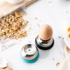 304 Stainless Steel Needle Egg Maker Plastic Base Manual Boiled Egg Punching Machine Kitchen Small Tool Egg Pricker  Whisk