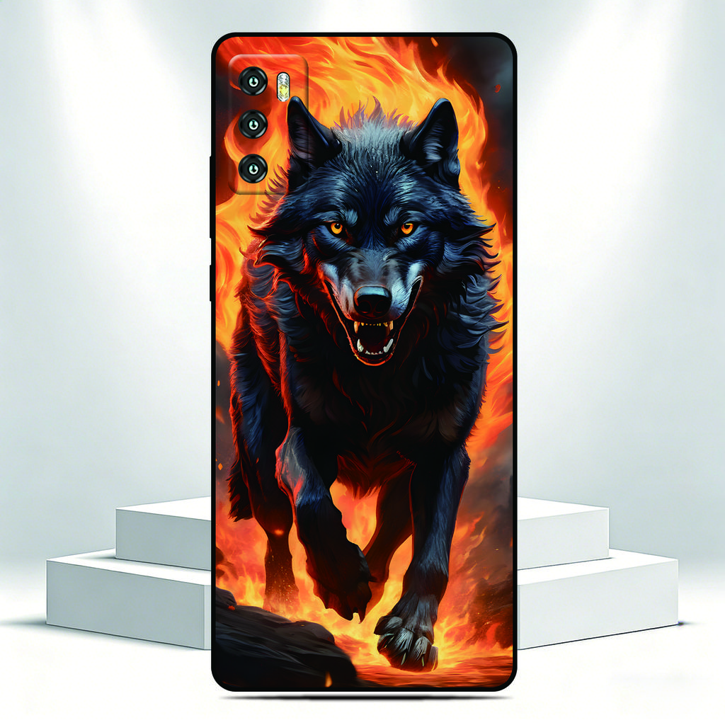 Μαλακή θήκη τηλεφώνου με σχέδιο Λύκου Για Doogee Note 56X 56 58 N55 N60 59 Pro Plus DIY Προσωποποιημένο Εξατομικευμένο Εικόνα Φωτογραφία Πίσω Κάλυμμα