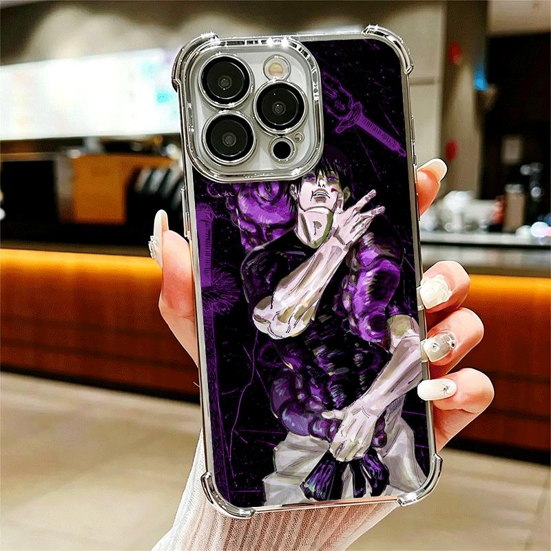 

Аниме Фушигуро Тодзи JUJUSU Покрытие Чехол для Телефона Для Iphone 16 17 Pro Max Air 16E 14 15 Plus 12 13 Mini Противоударный Чехол с Подушкой Безопасности iPhone 15 Plus