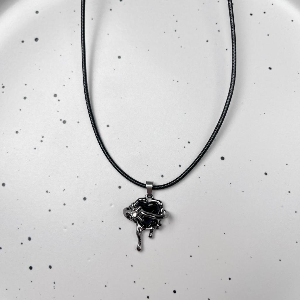 Schleifenanhänger Halskette - Damen Süße Schlüsselbeinkette Choker