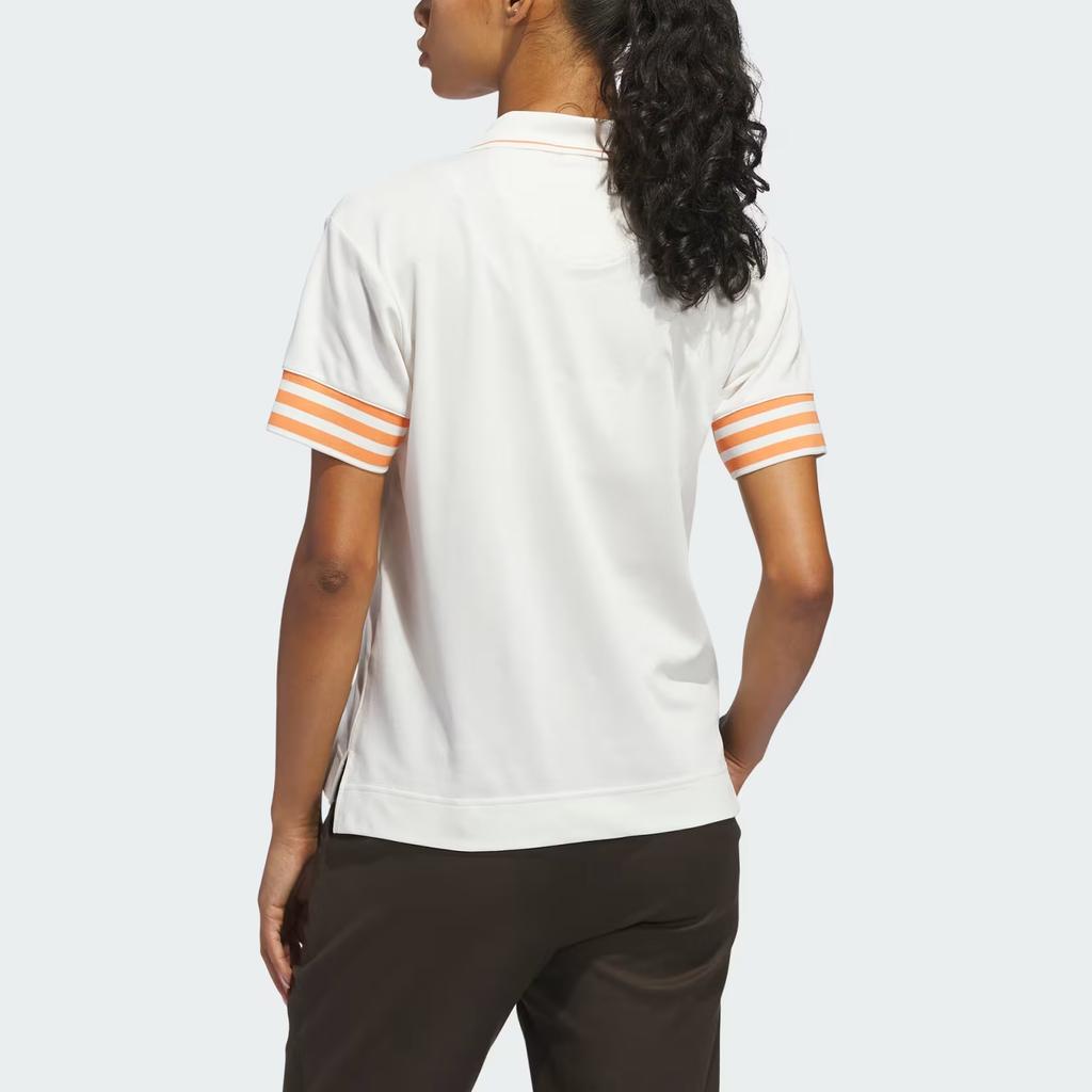 Adidas Originals 3-Stripe Performance Valentines Day Limited Edition V-Neck Knit Short Sleeve Polo Shirt Women tops KB9214