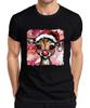 Rudolph Christmas Reindeer Red Nose Xmas Cute Retro Mens T-Shirt-