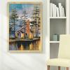 Landscape Oil Painting Famous Architectural Art Canvas Painting Gift Painting Living Room Corridor Study Home Decoration Mural No Frame
