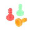 32Pcs 2.5*1.5Cm Chessman Plastic Pawns Checkers Pieces For Games Tabletop Markers Components